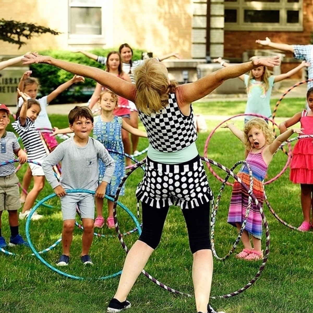 Hoops Hula Interlocking Exercise Ring for Fitness  (8 Pcs)