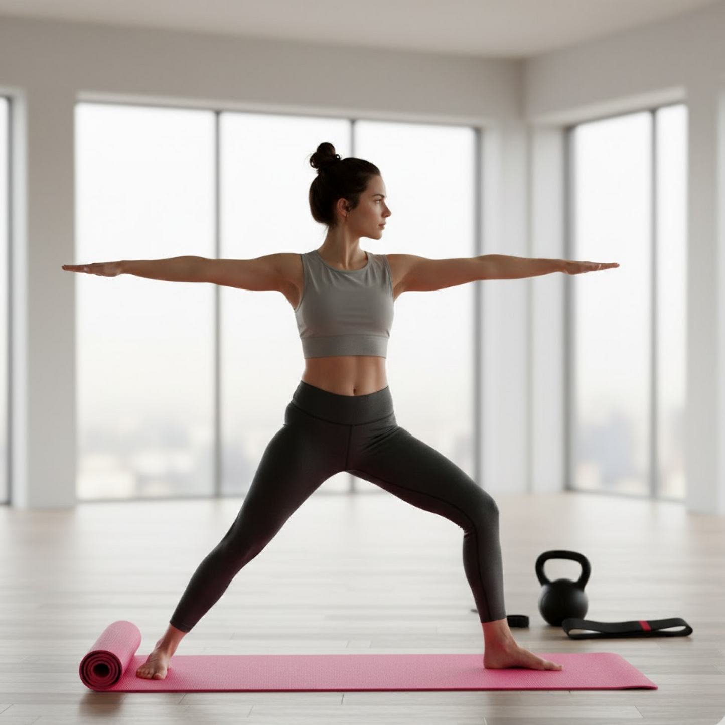 Yoga Mat Eco Friendly for Fitness Gym Non Slip Exercise Mat 180x60cm